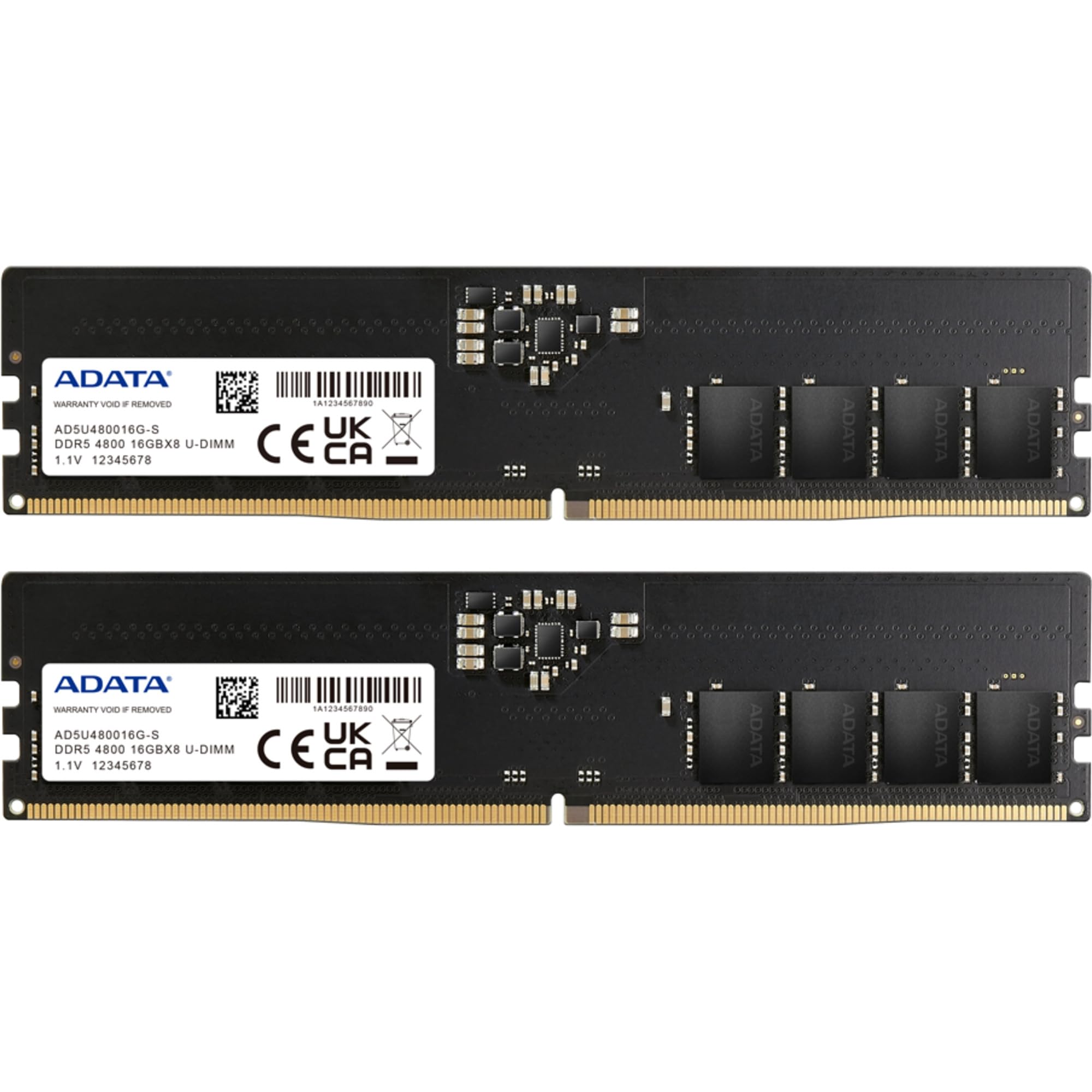 DIMM DDR5 ADATA 32GB (2X16GB) 4800MHZ AD5U480016G-DT PC5-38400